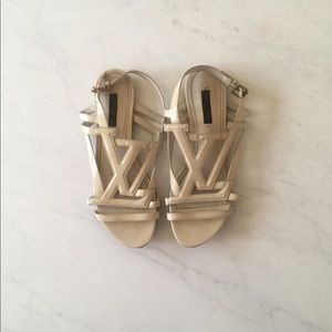 Authentic Louis Vuitton Patent Leather Sandals